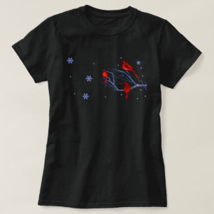 Camiseta Regalo de Navidades de Cardenales Rojos