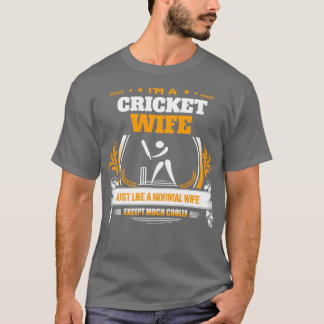 Camiseta Regalo de Navidades de esposas de críquet o regalo