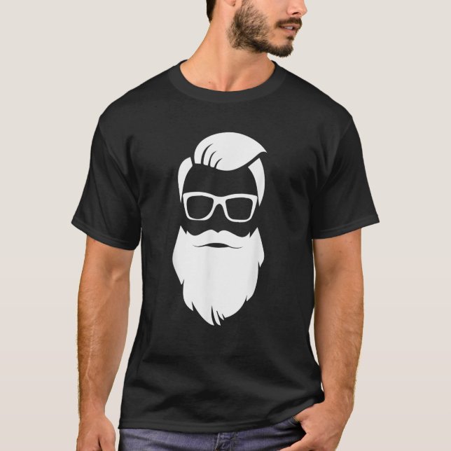 Camiseta Regalo de Navidades de Jolly Hip Hipster Santa Cla (Anverso)