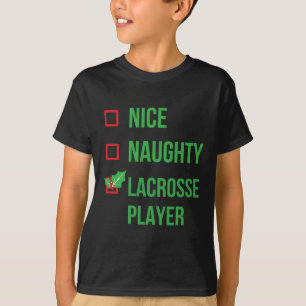 Camiseta Regalo de Navidades de Lacrosse Player Funny Pajam