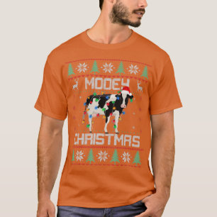 Camiseta Regalo de Navidades de Mooey Heifers Cow Ugly Navi