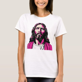 Camiseta Regalo de Navidades de Pascua Rosa de Jesucristo