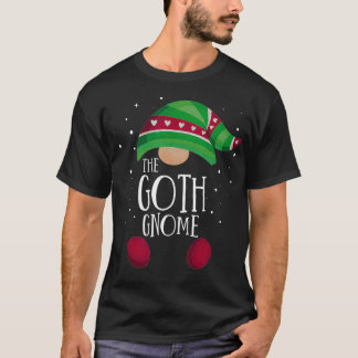 Camiseta Regalo de Navidades de pijamas de gótico Gnome Fam