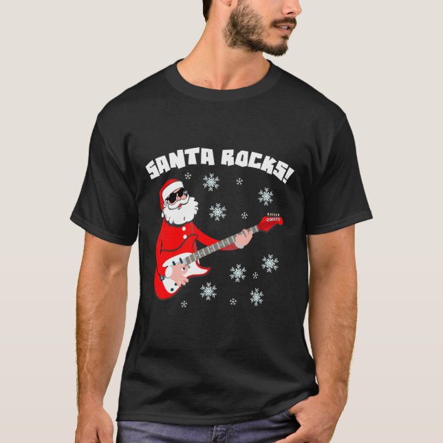 Camiseta Regalo de Navidades de Santa Rocks (Anverso)