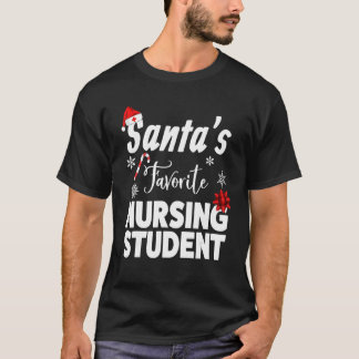 Camiseta Regalo de Navidades estudiantiles de Enfermería fa