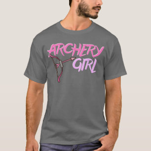 Camiseta Regalo de niña de tiro con arco lindo Arco Flecha