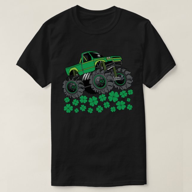 Camiseta Regalo de niños pequeños monstruos de St Patricks  (Diseño del anverso)