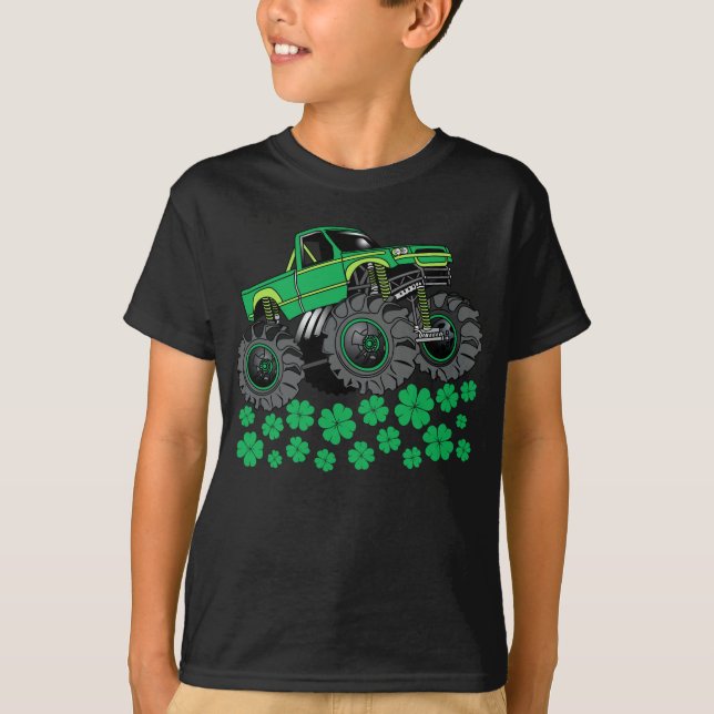 Camiseta Regalo de niños pequeños monstruos de St Patricks  (Anverso)