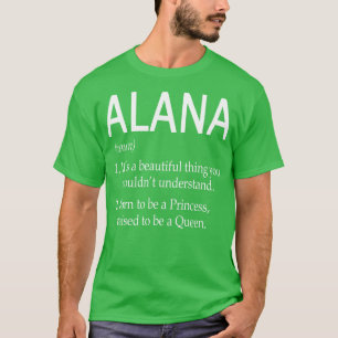 Camiseta Regalo de nombre de alana
