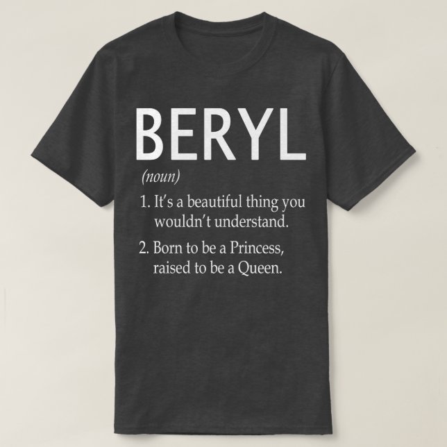 Camiseta Regalo de nombre de Beryl (Diseño del anverso)
