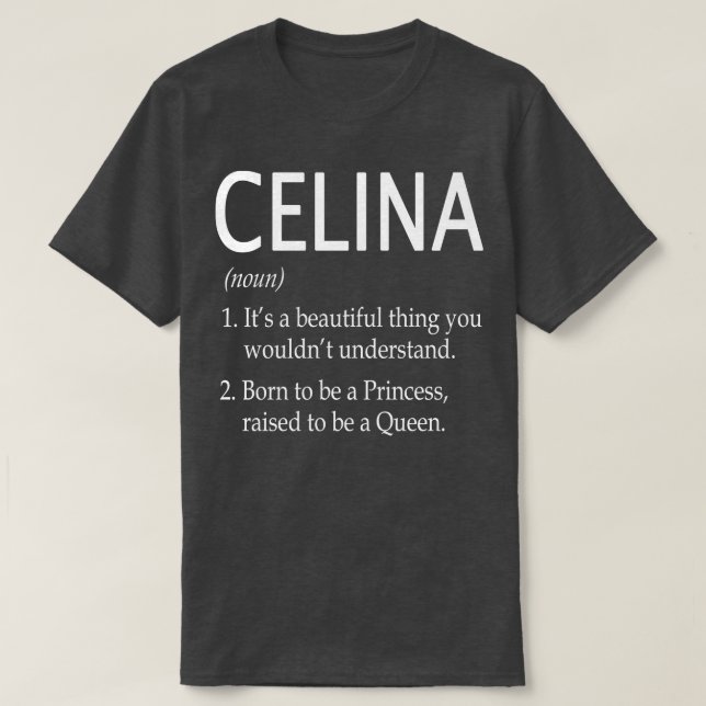 Camiseta Regalo de nombres de celina 148