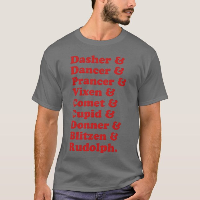 Camiseta Regalo de nombres de red (Anverso)