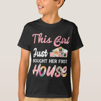 Camiseta Regalo de nueva dueña de casa Esta Chica acaba de