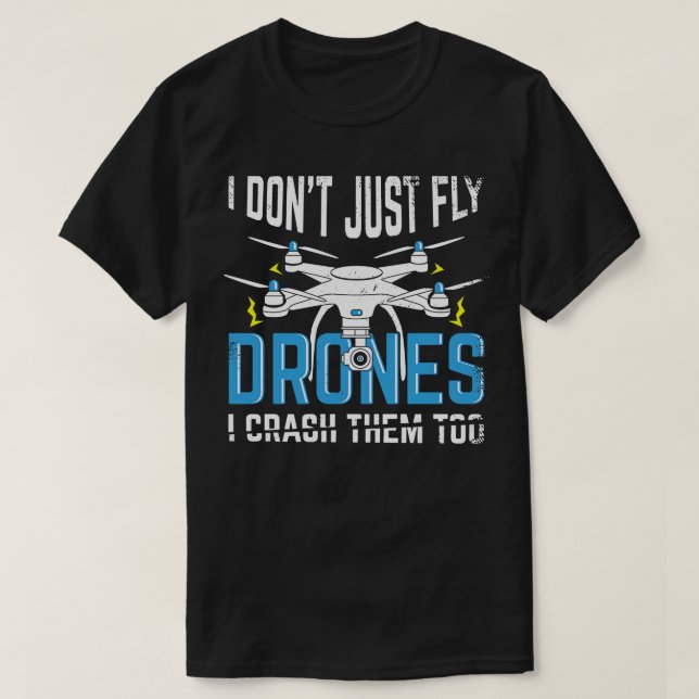 Camiseta Regalo de operador de quadcopter de piloto de dron (Diseño del anverso)