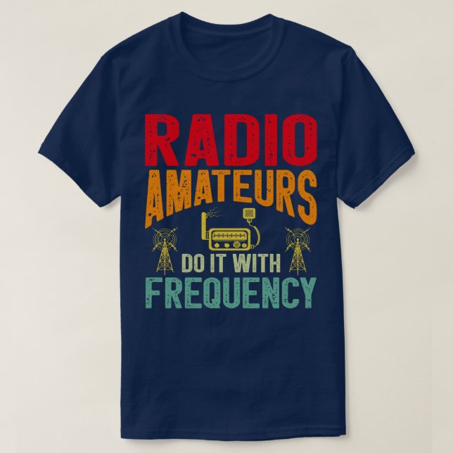 Camiseta Regalo de operador de radio aficionado de código M (Diseño del anverso)
