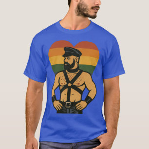 Camiseta Regalo de orgullo de cuero gay LGBT