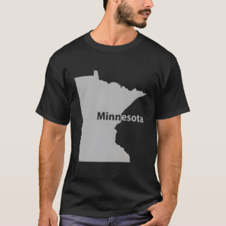 Camiseta Regalo de orgullo de estado de Minnesota Mapa