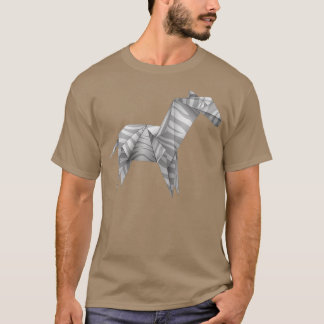 Camiseta Regalo de origami cebra
