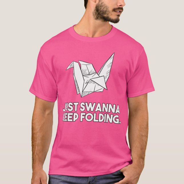 Camiseta Regalo De Origami Para Los Niños Papel Follado Swa (Anverso)