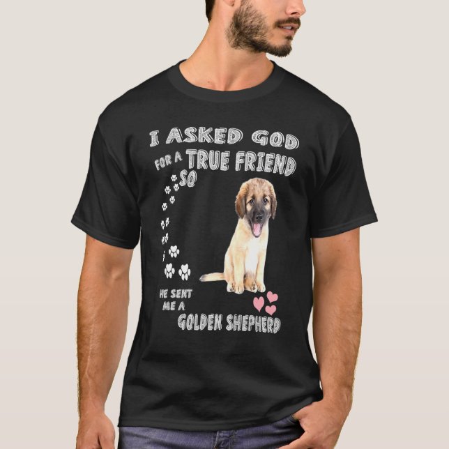 Camiseta Regalo de oro de la recuperación alemana mamá papá (Anverso)