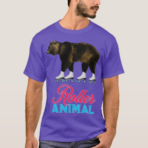 Camiseta Regalo de oso de cumpleaños del Chica de rodillos 