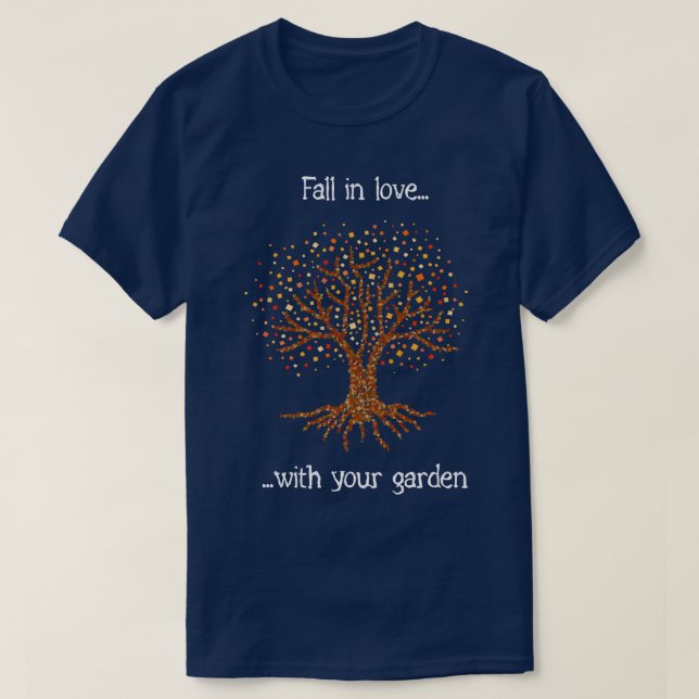 Camiseta Regalo de otoño de Garden Tree Gardening (Diseño del anverso)