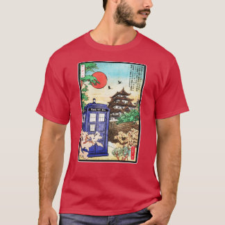 Camiseta Regalo de paisaje retro de edificio de Tokio Japón