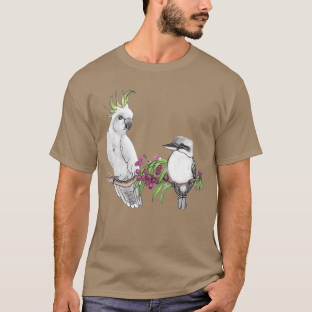 Camiseta Regalo de pájaro familiar (Anverso)