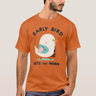 Camiseta Regalo de pájaro temprano
