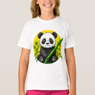 Camiseta 🐼 Regalo de Panda de Bambú para Niños ✨