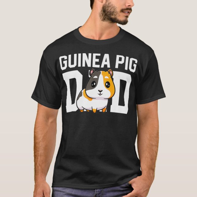 Camiseta Regalo De Papá Cerdo De Guinea Para El Propietario (Anverso)