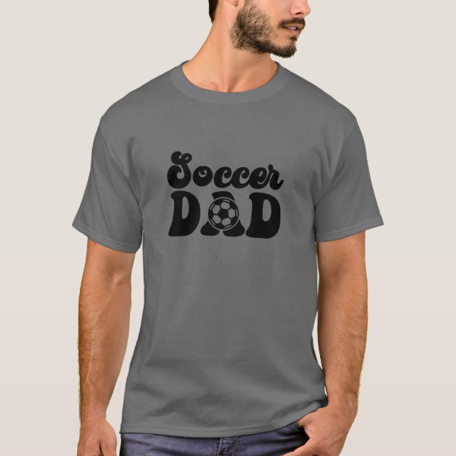 Camiseta Regalo de papá de fútbol personalizado (Anverso)