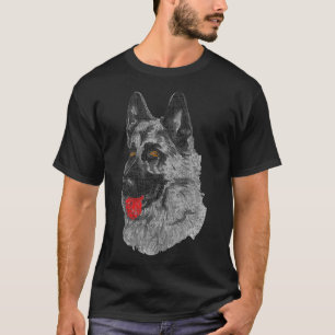 Camiseta Regalo de papá de mamá de perro de la policía K9 d