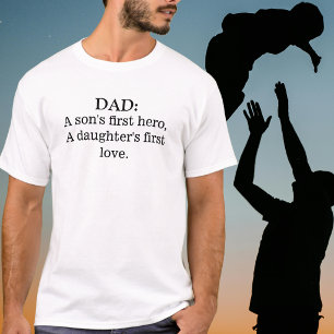 Camiseta Regalo de Papá: Primer Héroe de un Hijo, Primer Am