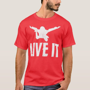 Camiseta Regalo de paracaidismo en Skydive 1 en vivo