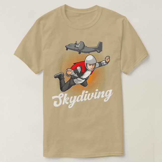 Camiseta Regalo de paracaidismo en Skydiver (Diseño del anverso)