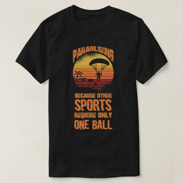 Camiseta Regalo de parapente (Diseño del anverso)