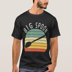 Camiseta Regalo De Parejas Coincidentes Big Spoon 2021 Para