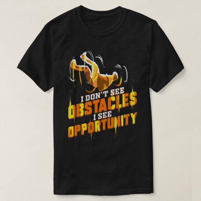 Camiseta Regalo de parkour Runner para parachoques (Diseño del anverso)