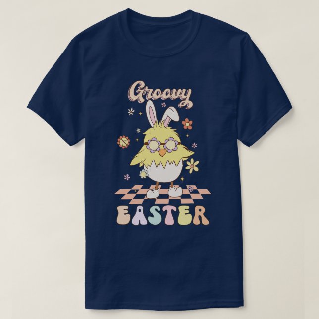 Camiseta Regalo de parqué de disco de Pascua divertida de P (Diseño del anverso)