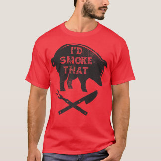 Camiseta Regalo de parrillada de barbacoa de tabaco barbaco