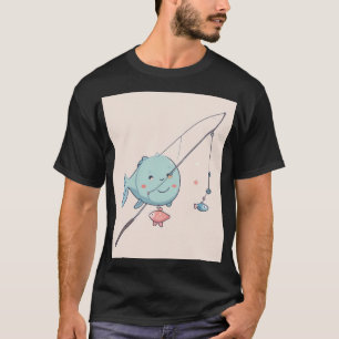 Camiseta Regalo de pasatiempo de pesca Varilla de pesca kaw