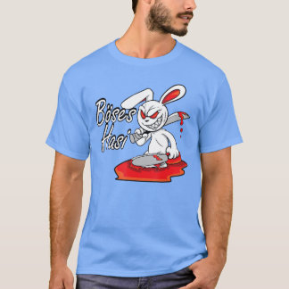 Camiseta Regalo de Pascua de conejo divertido Hasi Horror M