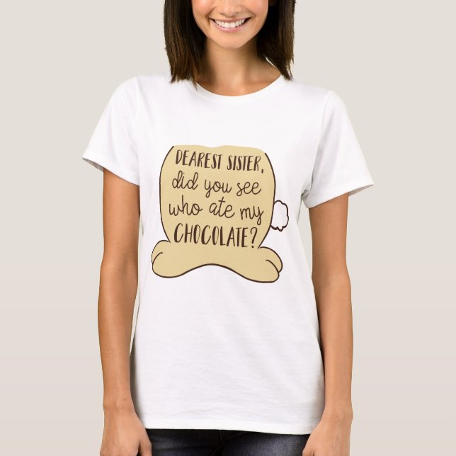 Camiseta Regalo de Pascua Graciosa Hermana Divertida (Anverso)