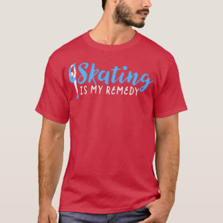 Camiseta Regalo de patinaje artístico para Chicas mujeres q