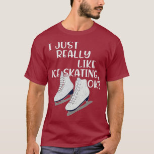 Camiseta Regalo De Patinaje Hielo Me Gusta El Patinaje Hiel