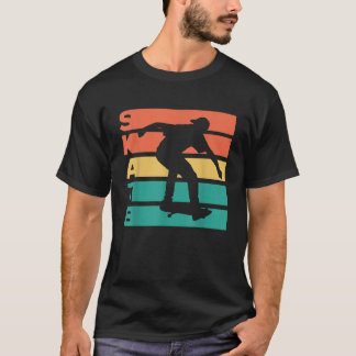 Camiseta Regalo De Patinaje Retro Vintage Para Patinadores