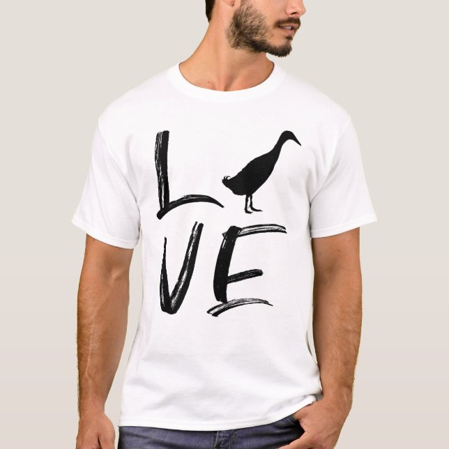 Camiseta Regalo de pato de corredor indio (Anverso)