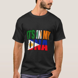 Camiseta Regalo De Patrimonio De La Bandera De Adn De La Me