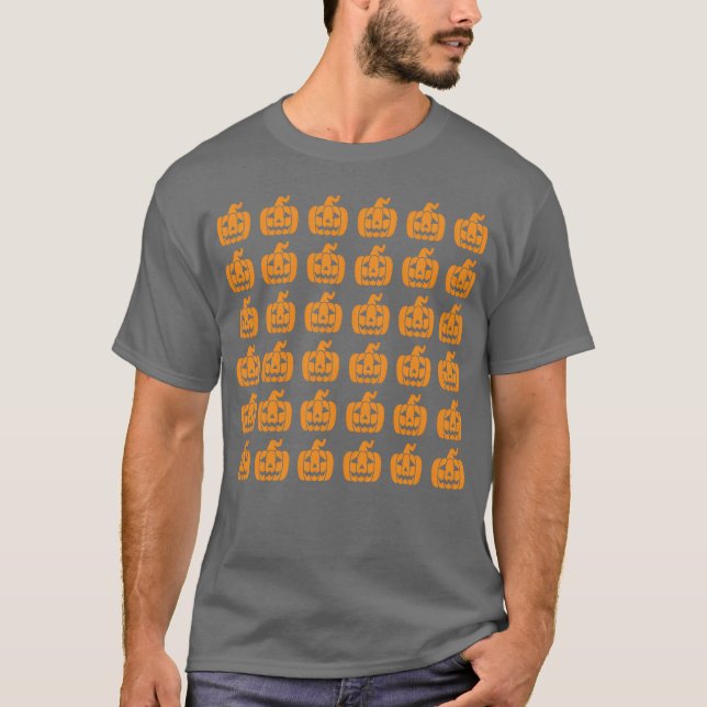 Camiseta Regalo de patrón de Halloween (Anverso)